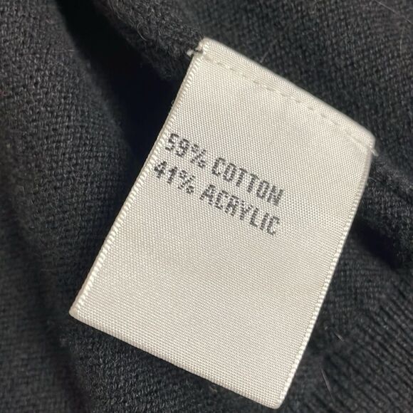 Josephine Studio Sweater Cardigan, Size Petite Medium, Off White and Black - Picture 6 of 7